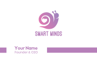 Snail Love Heart Business Card Image Preview