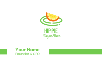 Fresh Orange Slice Business Card Image Preview