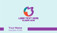 Liquid Circle Beverage  Business Card Design