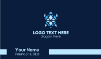 Blue Gem Turtle Business Card Image Preview