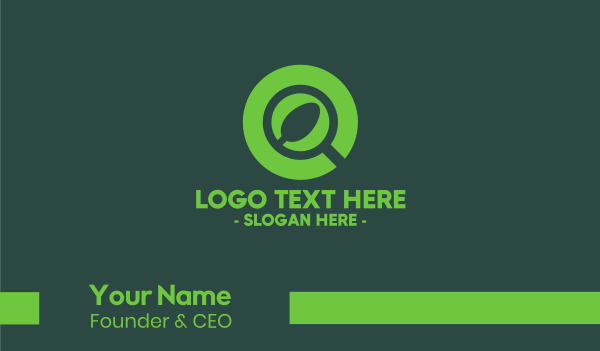 Vegan Finder Business Card Design Image Preview