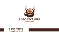 Brown Coffee Horns Business Card Image Preview
