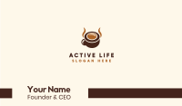 Brown Coffee Horns Business Card Image Preview