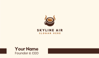 Brown Coffee Horns Business Card Image Preview