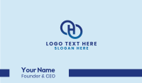 Infinite Letter H  Business Card Design