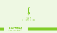 Green Eco Ant Business Card Image Preview