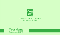 Modern Circuit E Business Card Image Preview