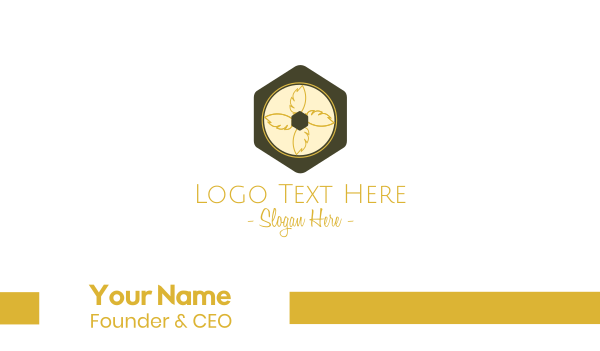 Luxurious Feather Lettermark Business Card Design Image Preview
