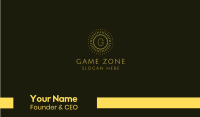 Yellow Sun Lettermark Business Card Image Preview