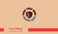 Tiger Mask Man Gaming Business Card Preview