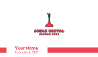 Plunger Games Business Card Design