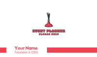 Plunger Games Business Card Design