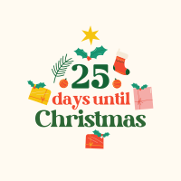 Christmas Countdown Instagram post Image Preview