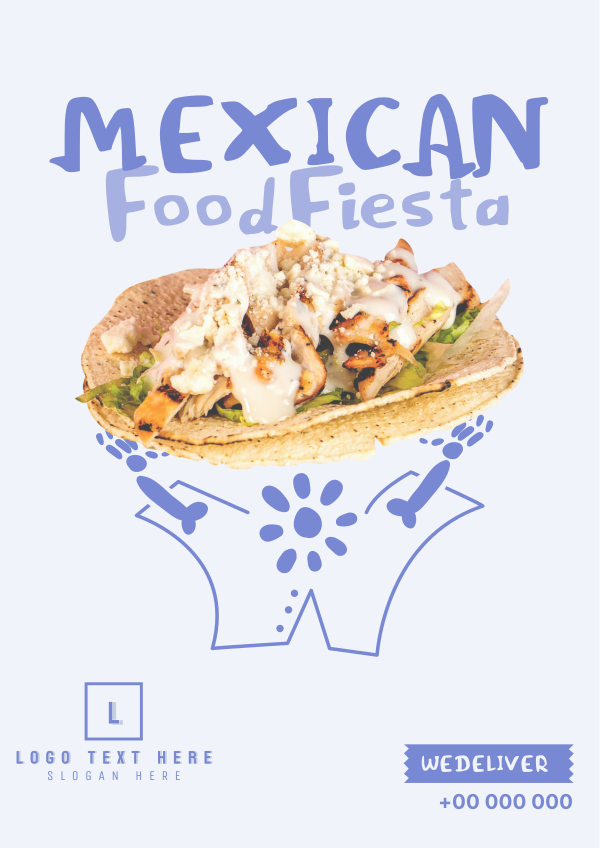 Taco Fiesta Flyer Design Image Preview