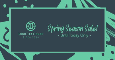 Colorful Spring Sale Facebook ad Image Preview