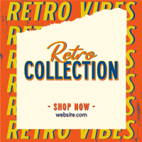 Retro Collection Sale Instagram Post Design