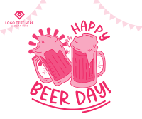 Jolly Beer Day Facebook Post Design
