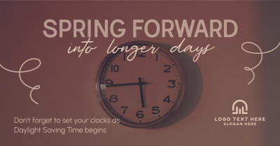 Daylight Saving Begins Facebook Ad Image Preview