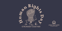 Walk With Rights Twitter Post Design
