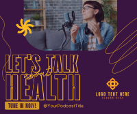 Health Wellness Podcast Facebook Post Design