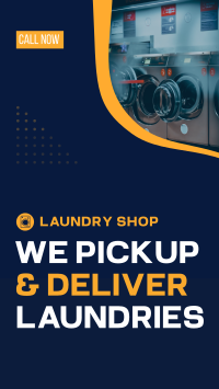 Laundry Delivery Instagram Story Design