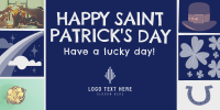 Rustic St. Patrick's Day Greeting Twitter Post Design