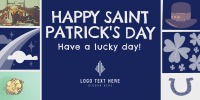 Rustic St. Patrick's Day Greeting Twitter Post Preview