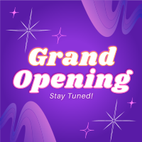 Grand Opening Y2K Instagram Post Design