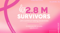 Cancer Survivor Facebook Event Cover Design