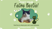 Cat Appreciation Post Facebook Event Cover Design