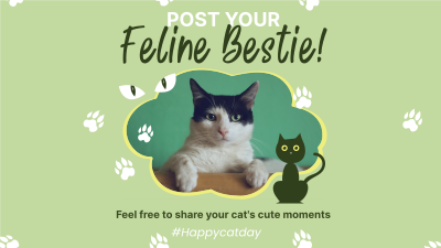 Cat Appreciation Post Facebook event cover Image Preview