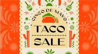 Cinco de Mayo Taco Promo Facebook Event Cover Design