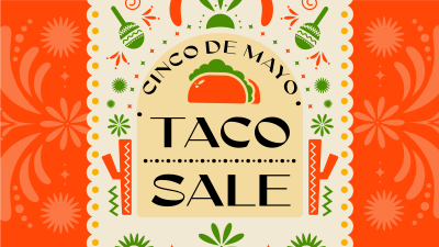 Cinco de Mayo Taco Promo Facebook event cover Image Preview