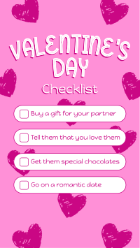 Valentine's Checklist Video Image Preview