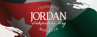 Jordan Independence Flag  Facebook cover Image Preview