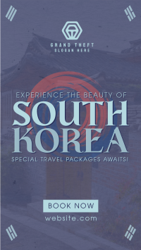 Korea Travel Package TikTok video Image Preview
