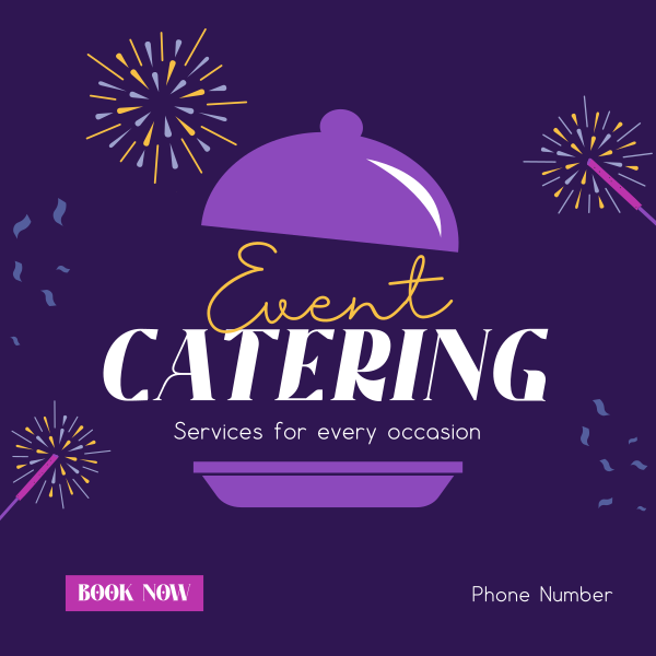 Party Catering Instagram Post Design Image Preview