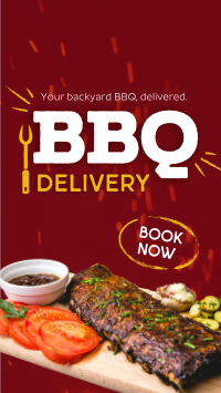 BBQ Delivery Instagram Story Design