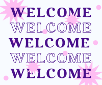 Welcome Shapes Facebook post Image Preview