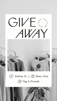 Fashion Style Giveaway YouTube Short Design