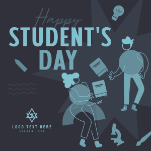 Student Geometric Day Instagram post Image Preview