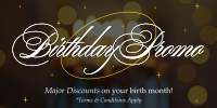Birthday Promo Twitter post Image Preview
