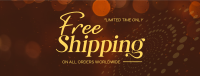 Shipping Discount Facebook Cover Design