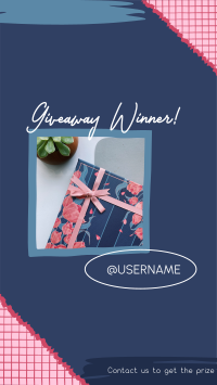 Giveaway Winner Gift Facebook story Image Preview