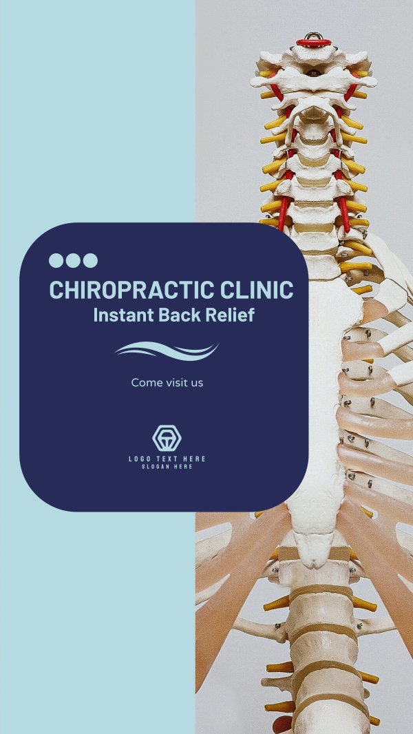 Chiropractic Clinic Facebook Story Design Image Preview