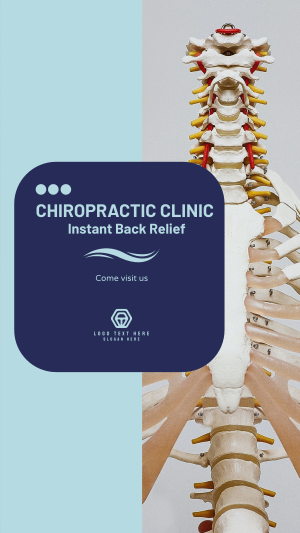 Chiropractic Clinic Facebook story Image Preview