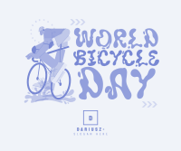 Go for Adventure on Bicycle Day Facebook Post Image Preview