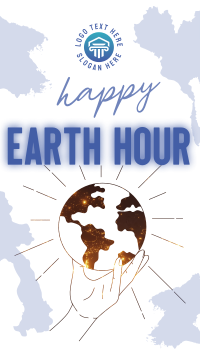 Happy Earth Hour TikTok video Image Preview