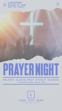 Modern Prayer Night Instagram Story Design