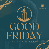 Simple Good Friday Linkedin Post Image Preview